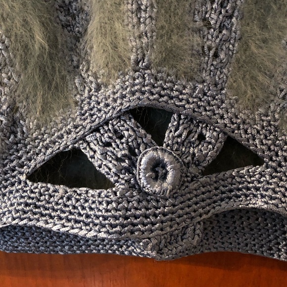 Vintage HandKnit Mohair-like Sweater - Picture 2 of 10